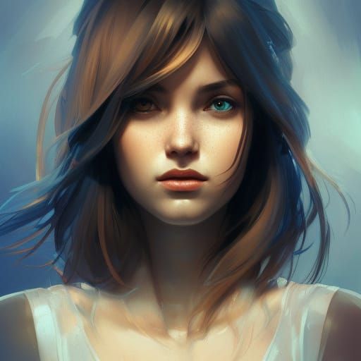 Detailed Portrait with Dynamic Lighting