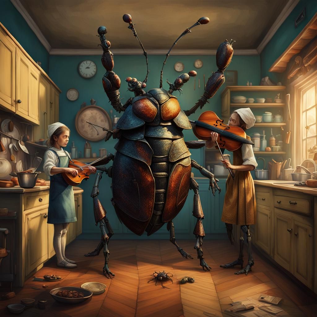 Kafka's Metamorphosis: Samsa's Surreal Adventure