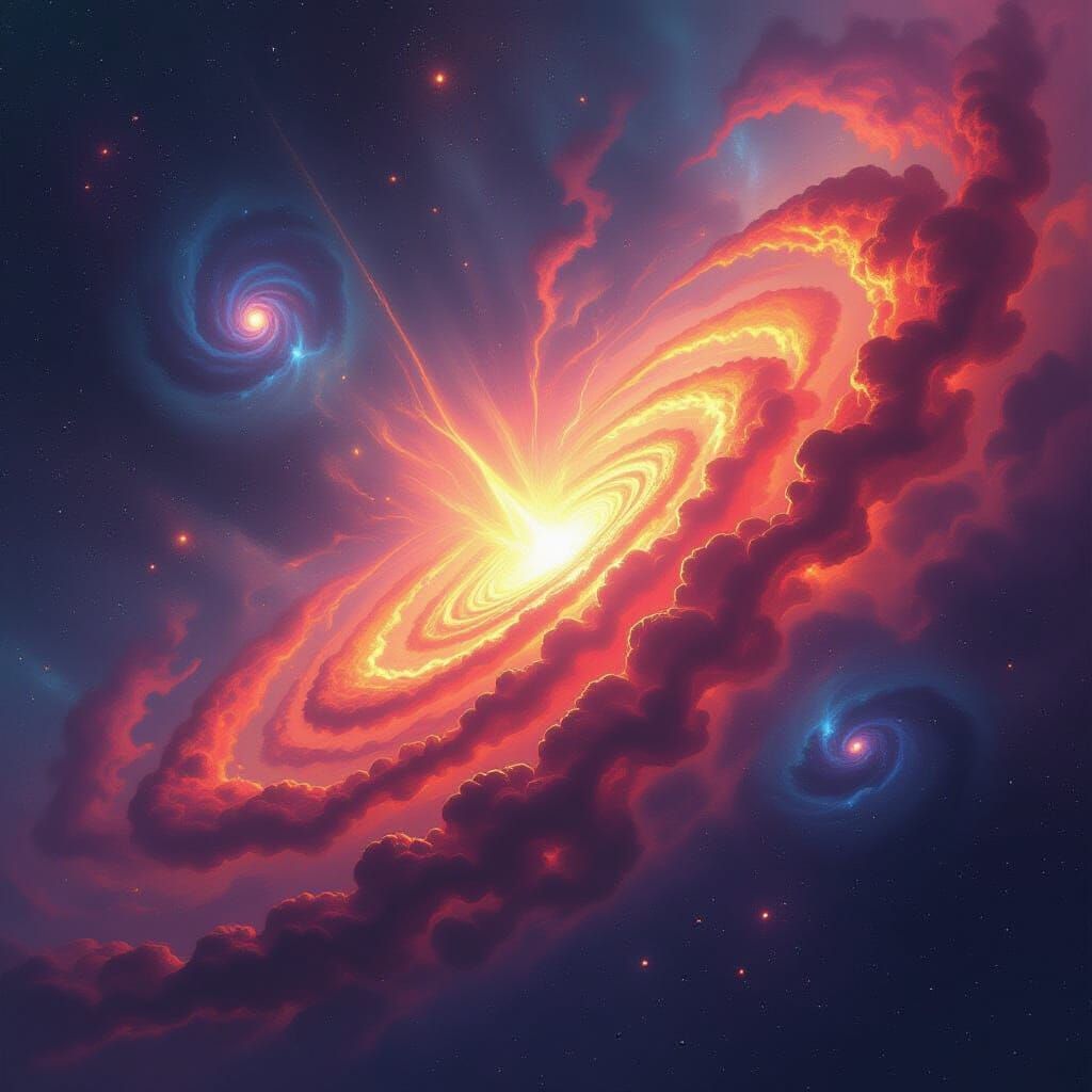 Cosmic Monster Star Devouring the Universe