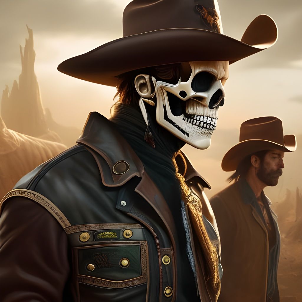 A Skeleton-Cowboy (Cowleton?)