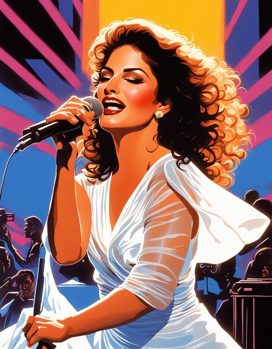 Gloria Estefan from Miami Sound Machine