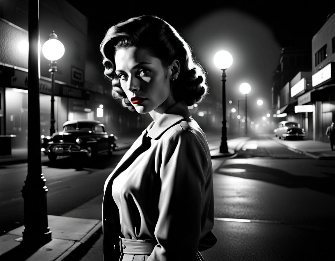 1950's Femme Fatale Detective in Los Angeles