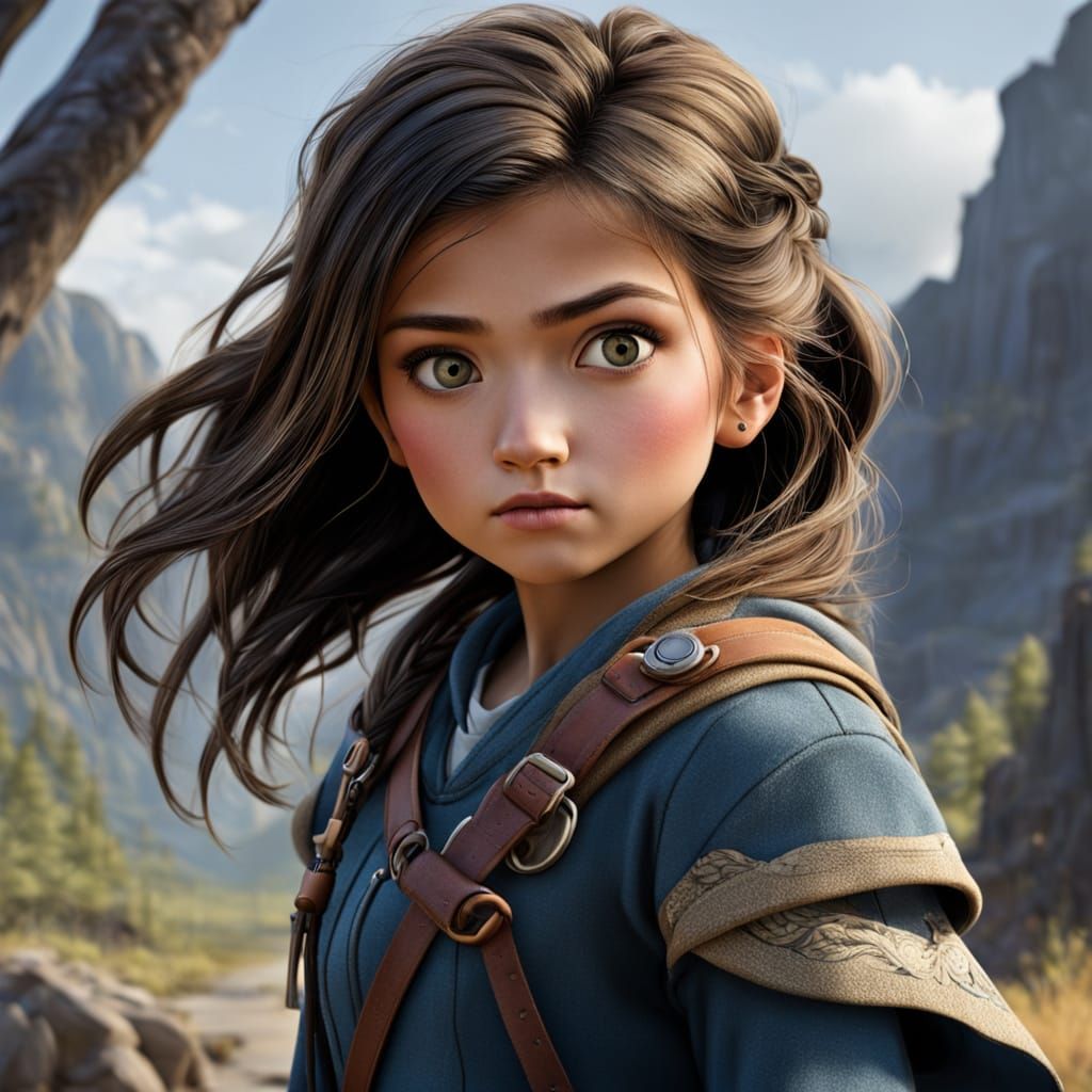 Brave Young Adventurers Explore a Mysterious Realm