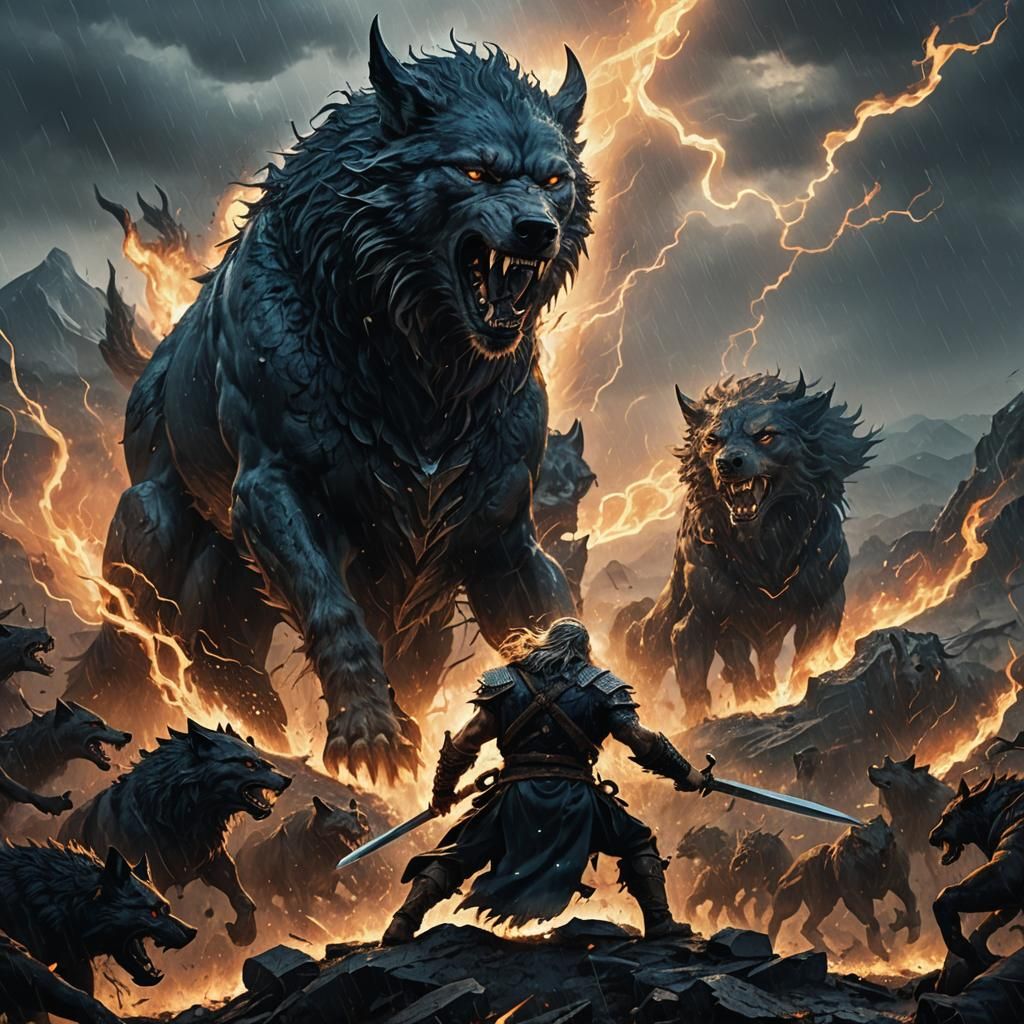Epic Fantasy Battle Scene Inspired by Comic Book Art