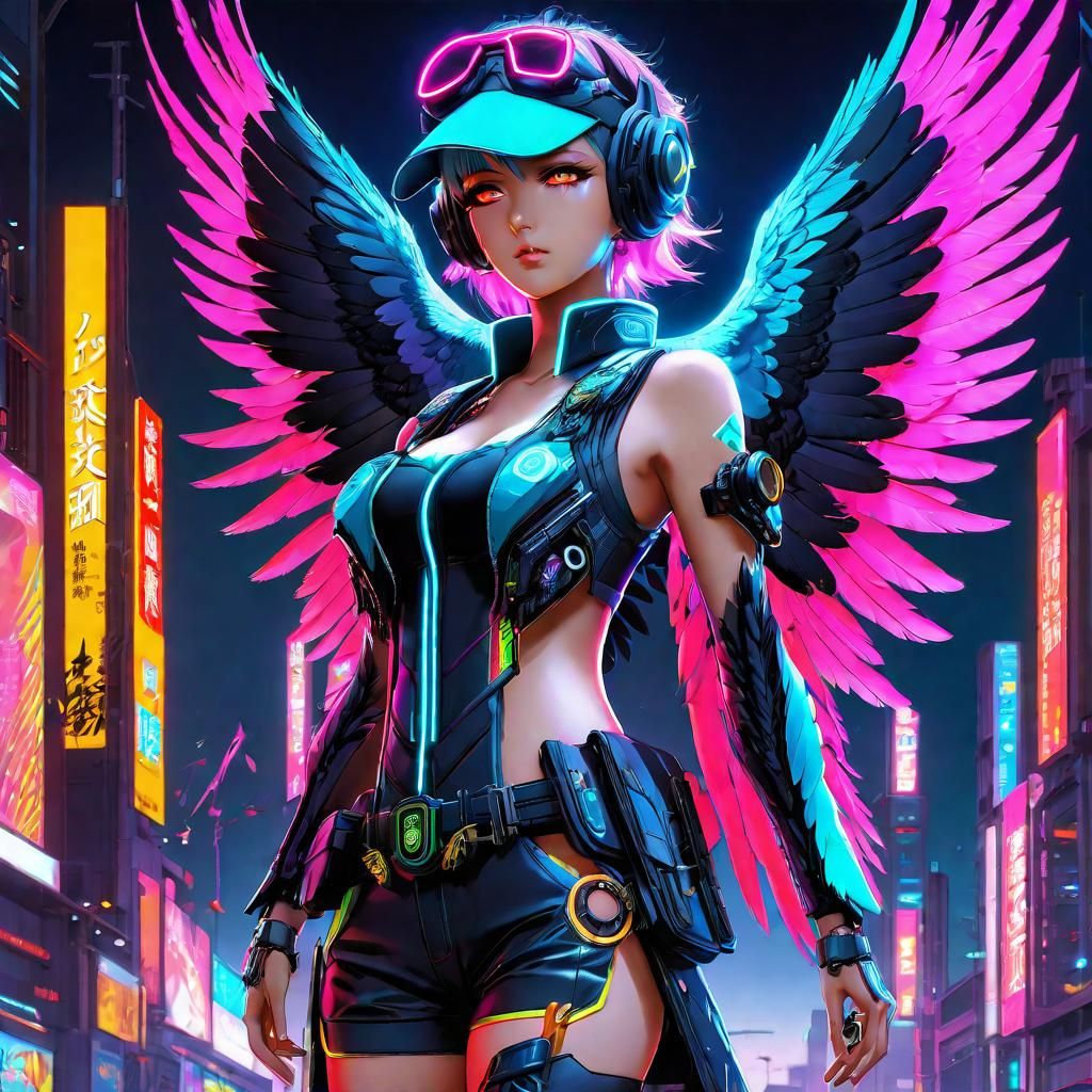 Cyberpunk Harpy