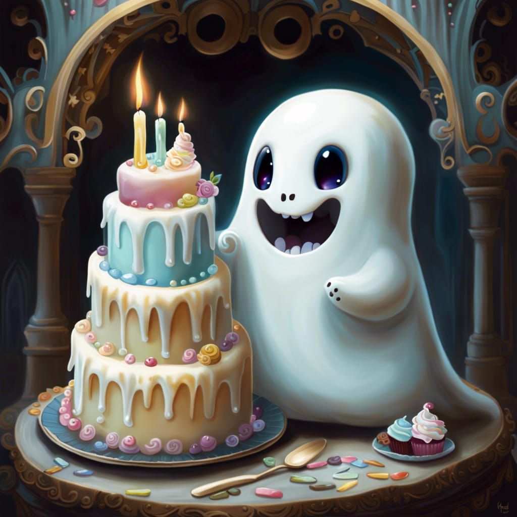 .Very greedy ghost