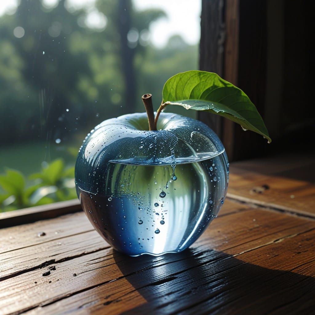 Enchanted Still Life of Shimmering Fruit