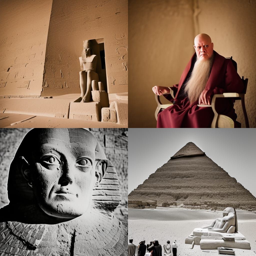 Aleister Crowley in the Great Pyramid: Photography