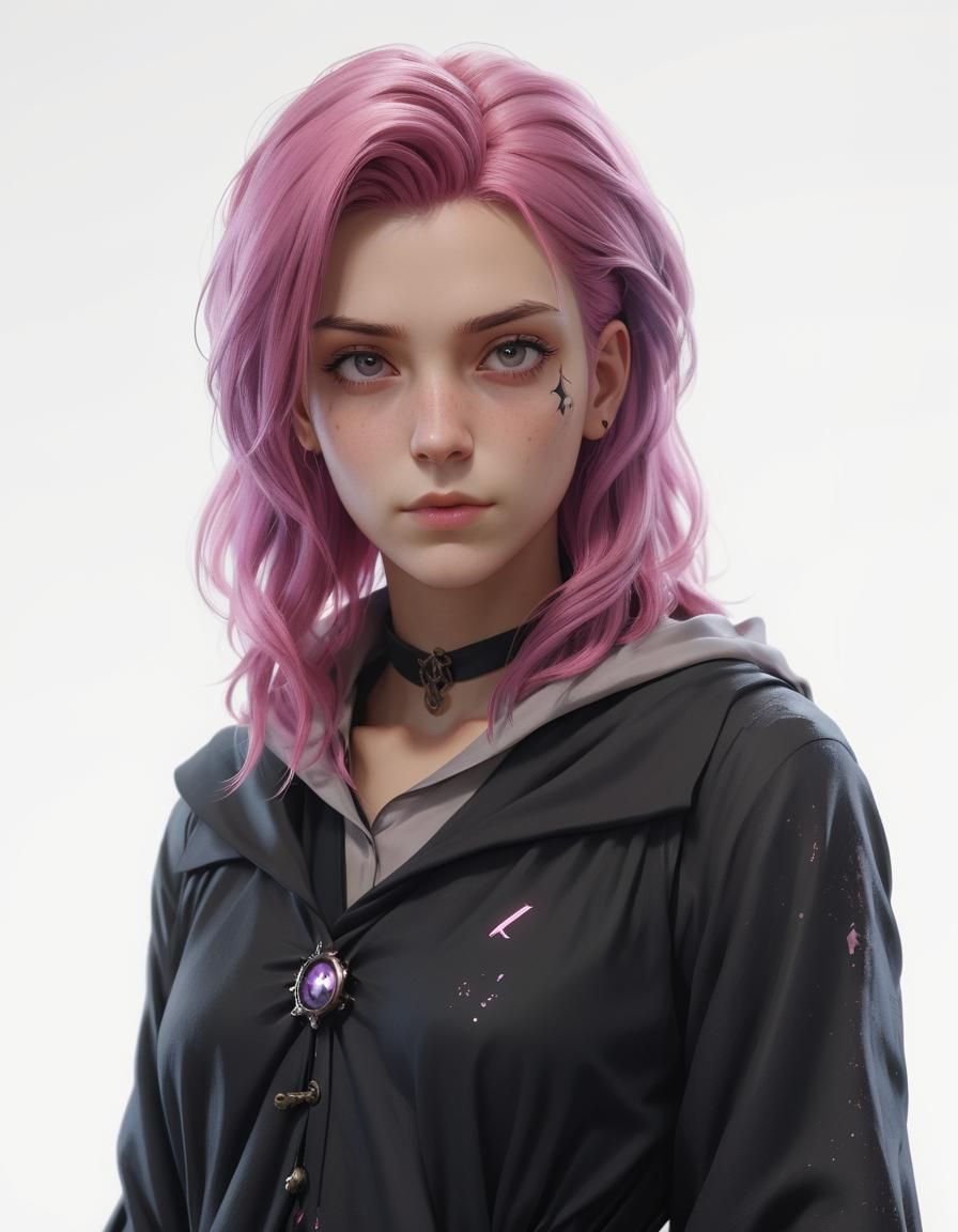Anime Style Nymphadora Tonks Portrait