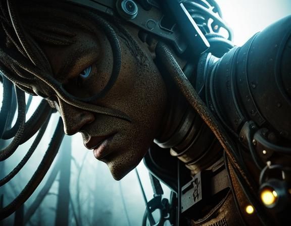 Bonepunk Art in Hypersaturated Color