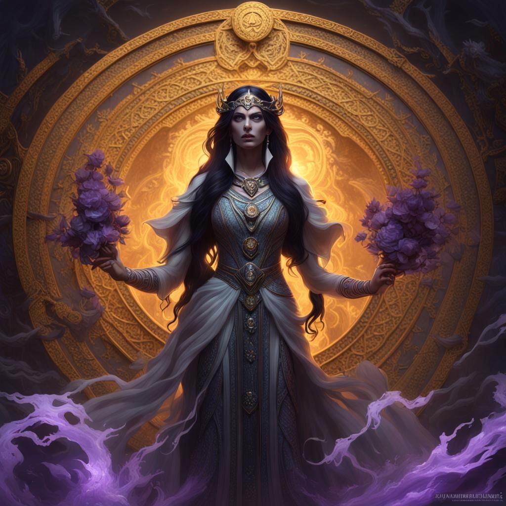 Hecate: Goddess of Protection in Dark Fantasy Art