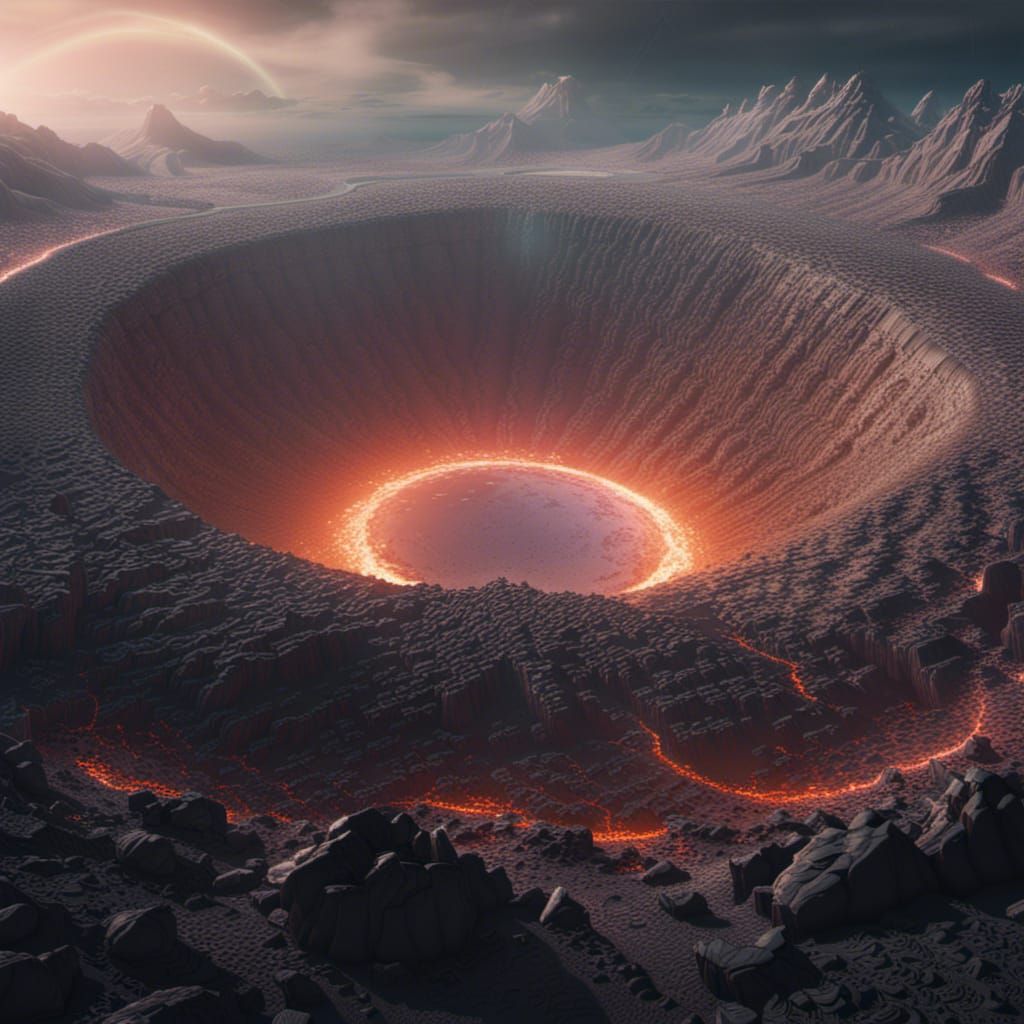 Interdimensional Gate Opens in Massive Crater