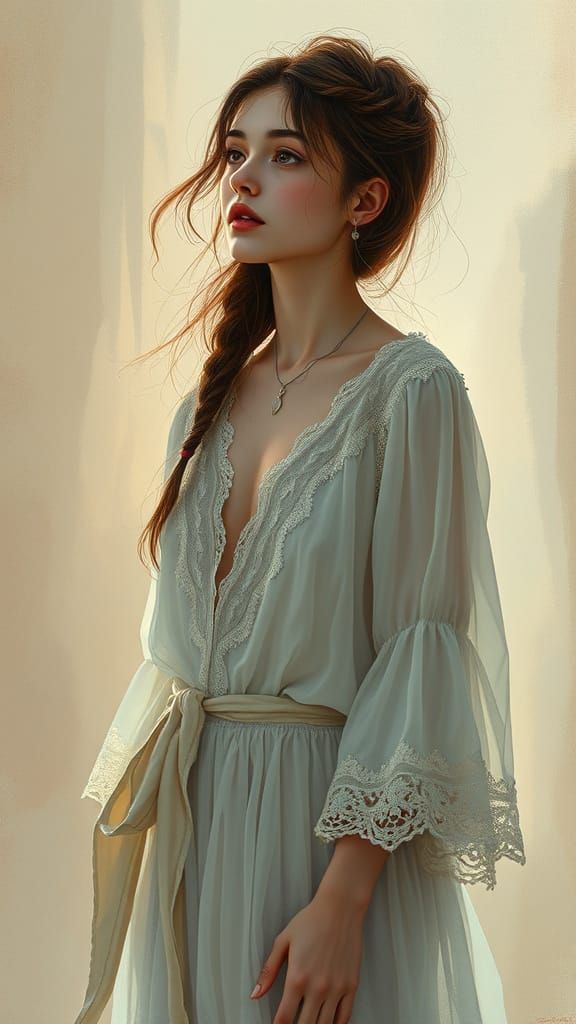 Ethereal Dreamer in Bohemian Splendor