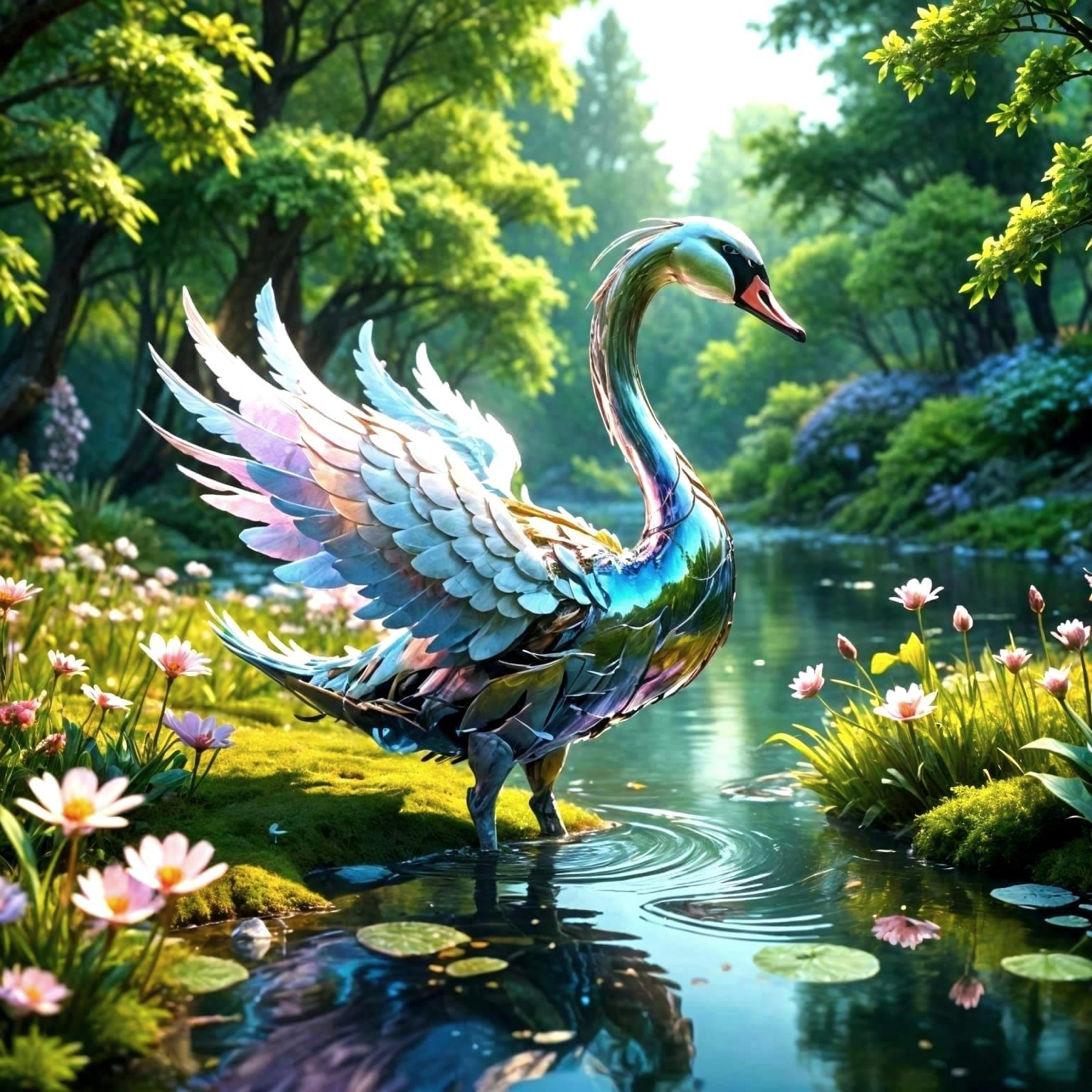 The Metallic Swan