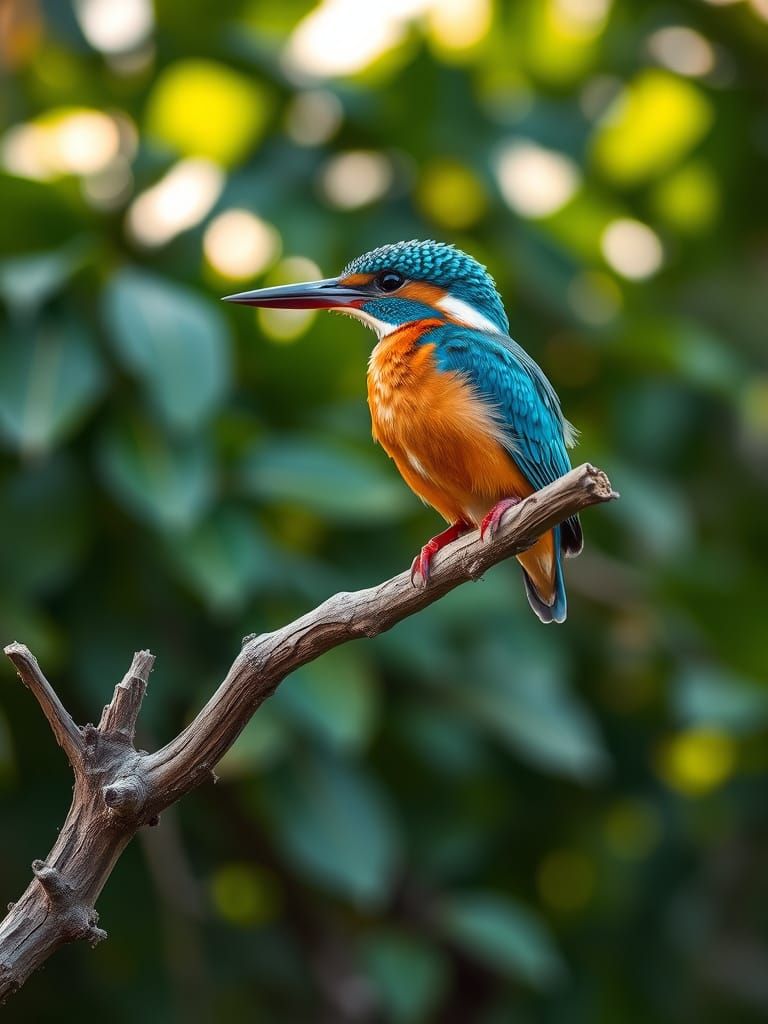 Kingfisher Portrait: A Study in Natural Light