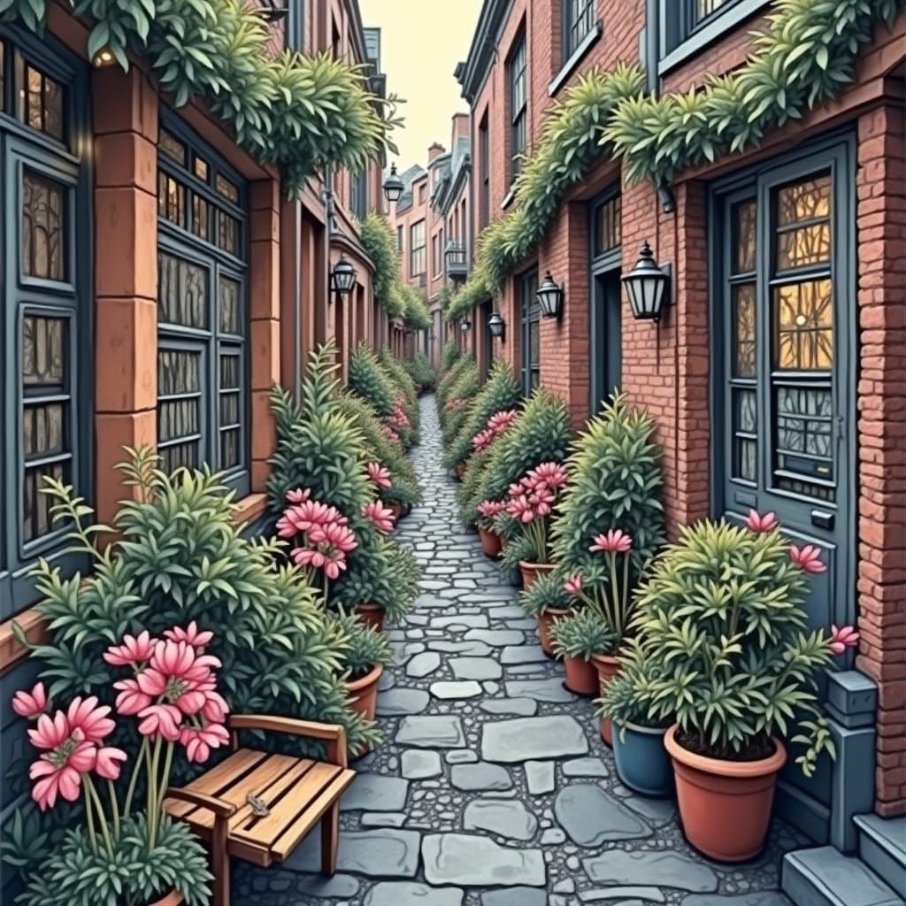 Etched Sketch of a Sketched Etching