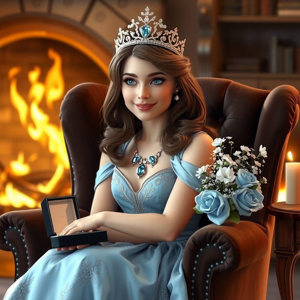 Enchanting Valentine's Day Portrait of Wendy Darling