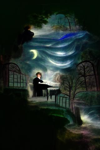 Dreamy Chopin Nocturne: An AI Interpretation