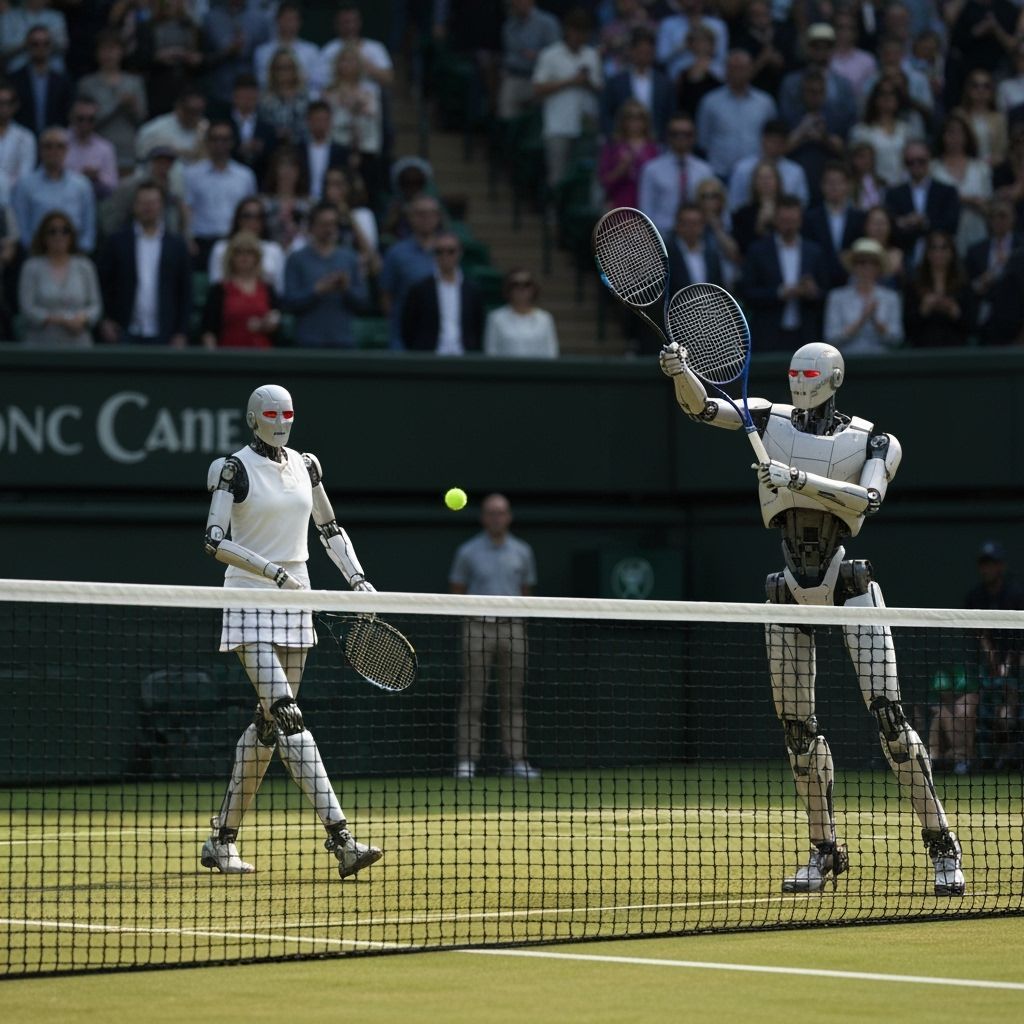 The first Robotic Wimbledon Open showed the programmers stil...