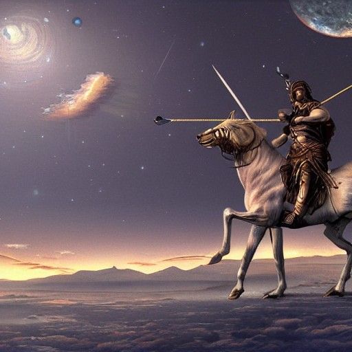 Sagittarius Constellation Matte Painting