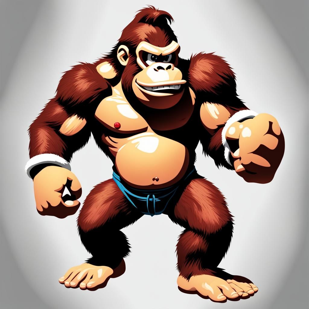 Donkey Kong Digital Art