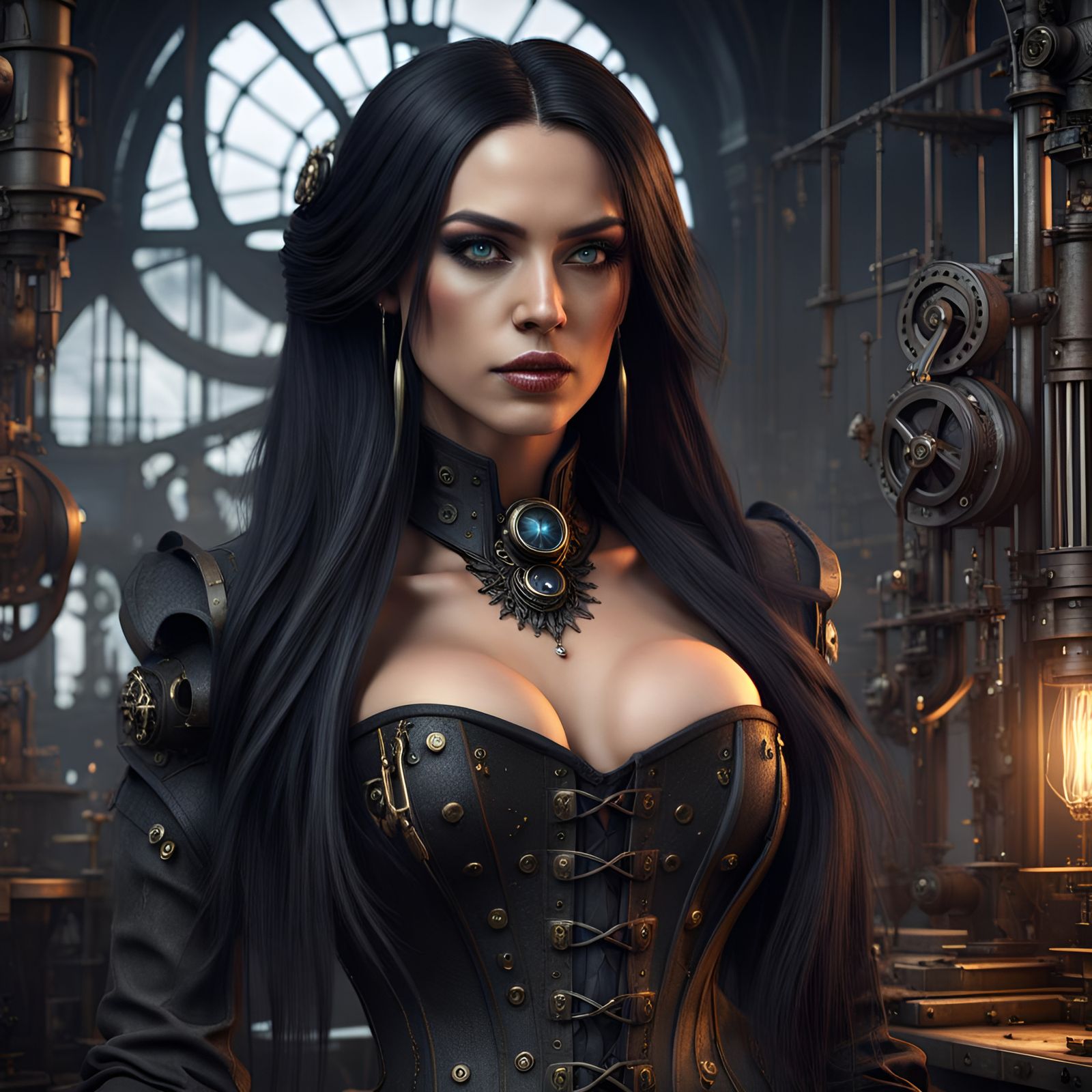 Human Female Artificer (Portrait)