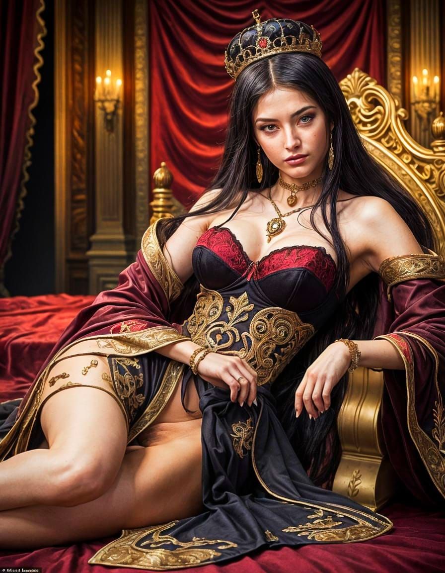 Scorpio Queen in Seductive Pose