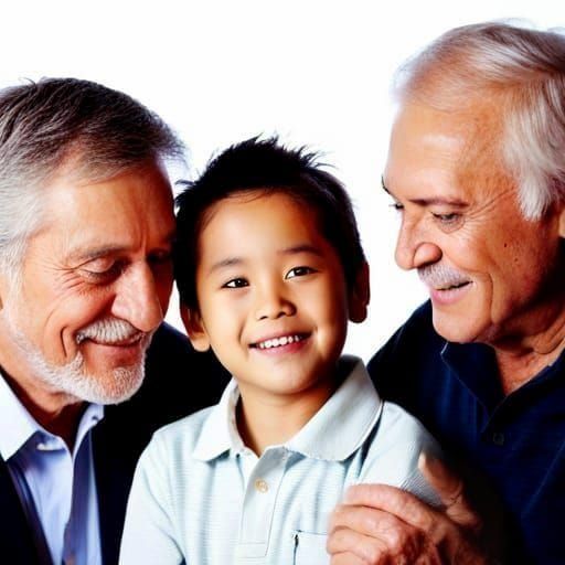 3-Generations: Grandfather, Father and Son