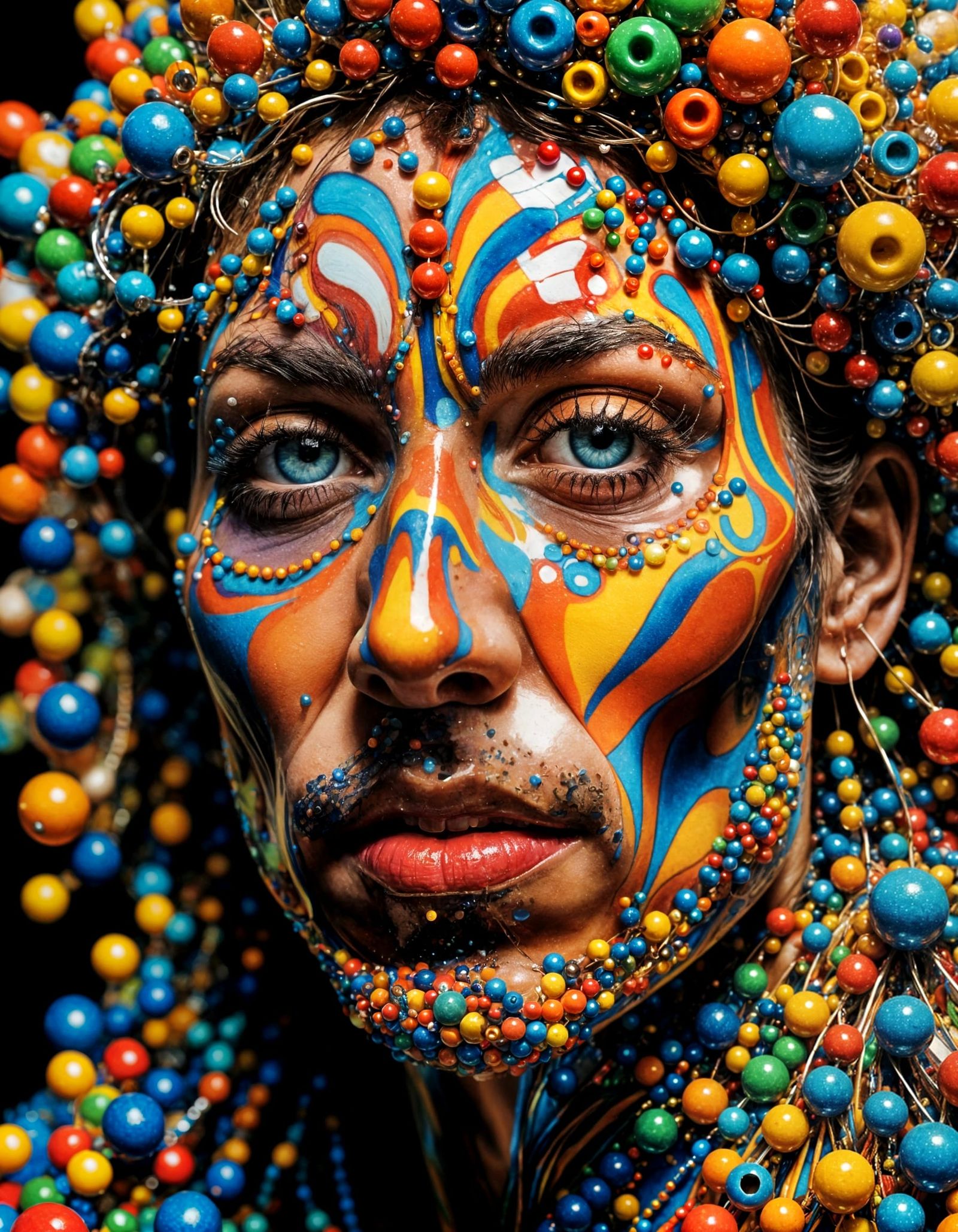Bead Blast Portrait: A Unique Art Form