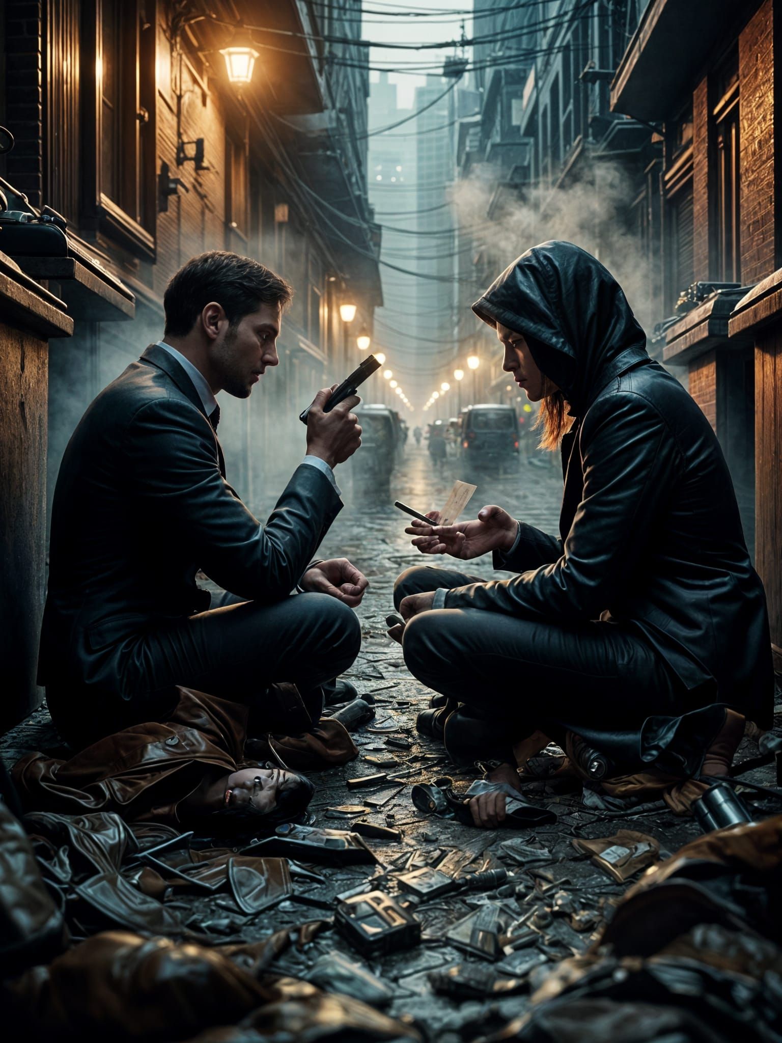 High-Stakes Espionage in Super Hyperrealism