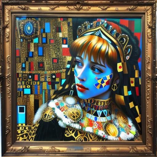 Klimt-Inspired 3D Render: Photorealistic, Cinematic Masterpi...