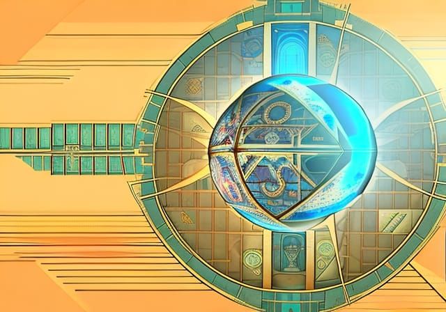 Schematic Diagram of Earth's Moon in 3D