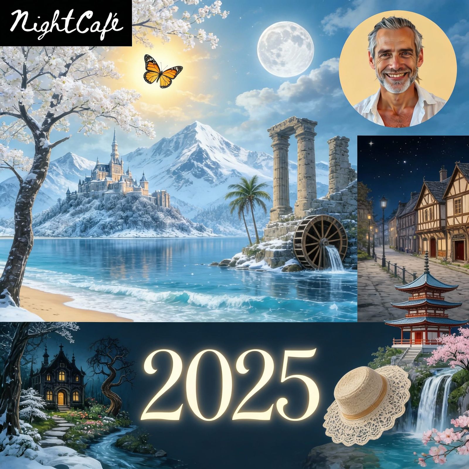 AI Art Collage of 2025 Highlights