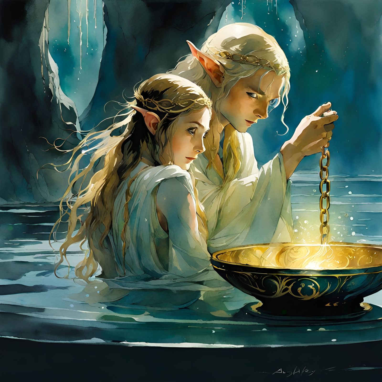 Galadriel and Celeborn ~