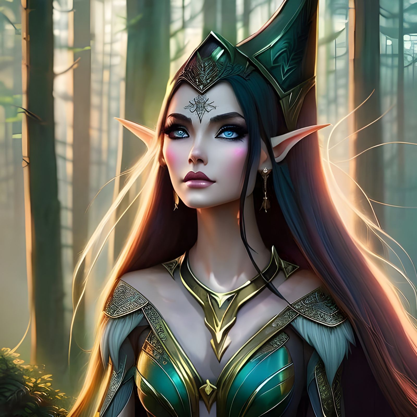 Beautiful Wood Elf