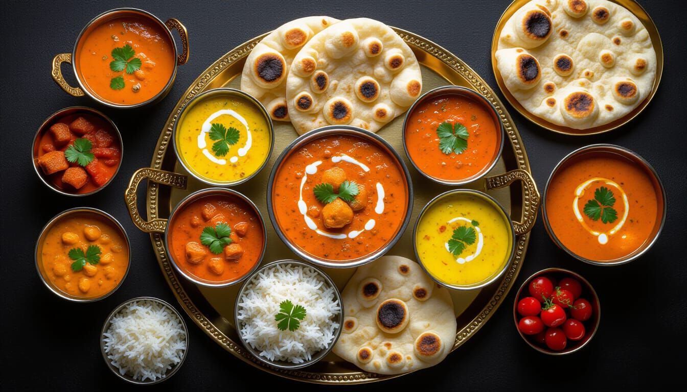 South Indian Cuisine Feast: Professional Food Photography