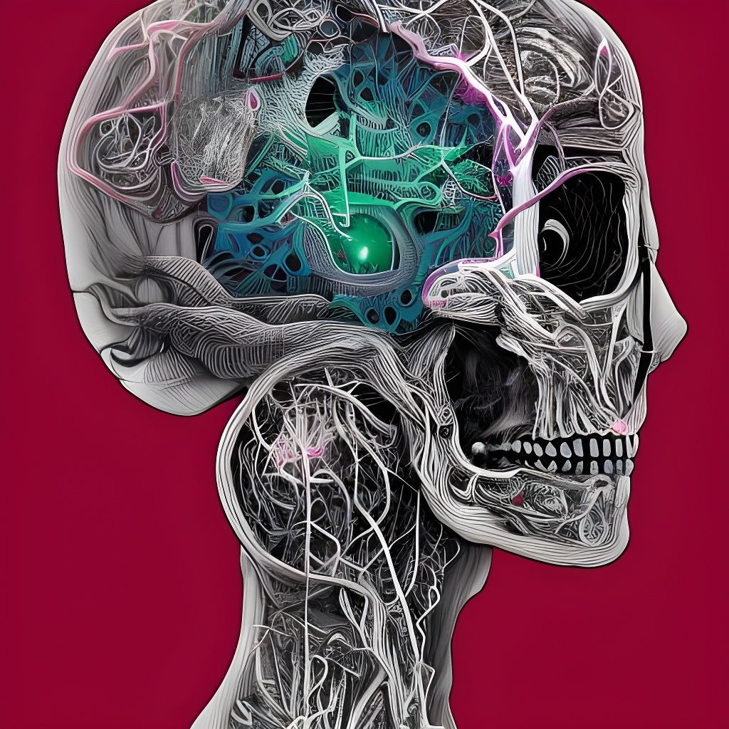 Dreary Horror Artwork: Second-Brain Syndrome