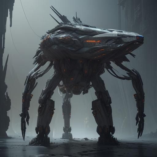 Ellen Jewett Inspired Zoid Mech in 8K