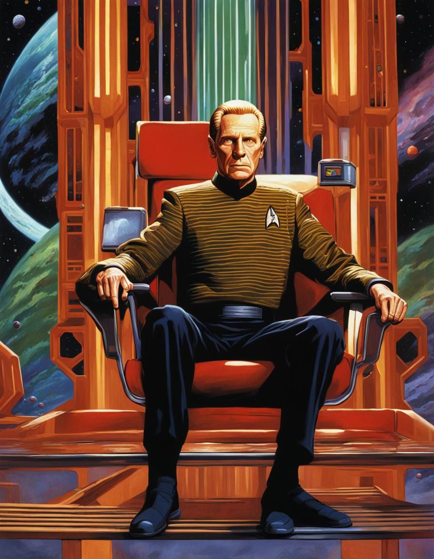 Odo Morphs Into Chair: Hyperrealistic Star Trek Art