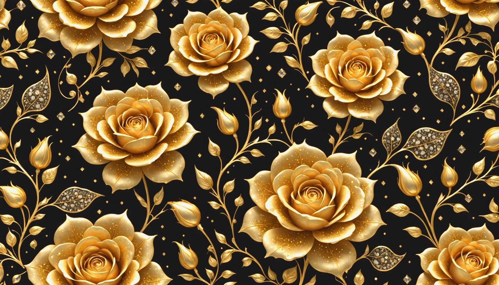 Golden roses