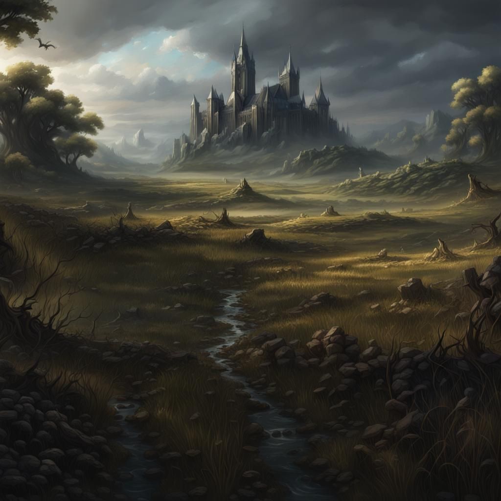 Dark Fantasy Social System Concept Art