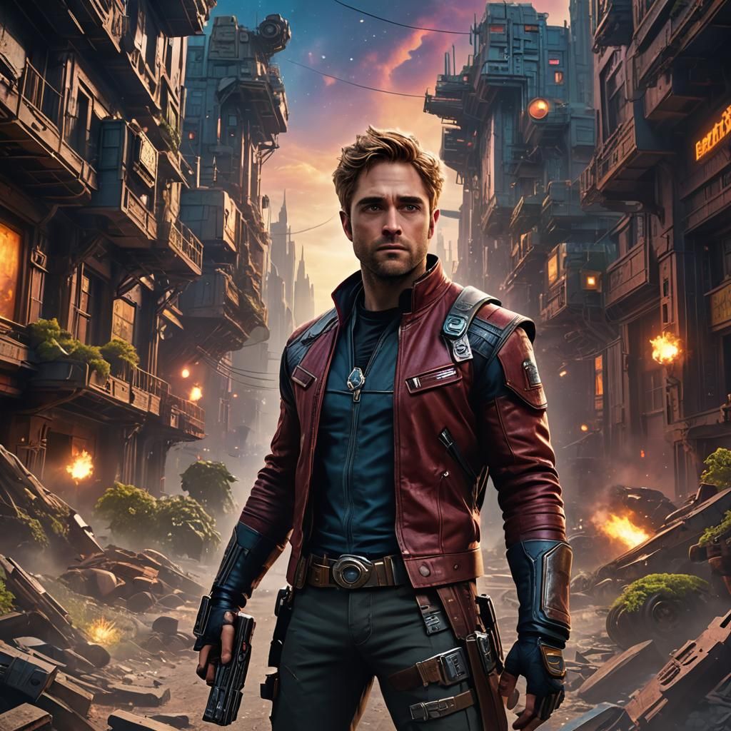 Robert Pattinson as Star-Lord: Digital Art