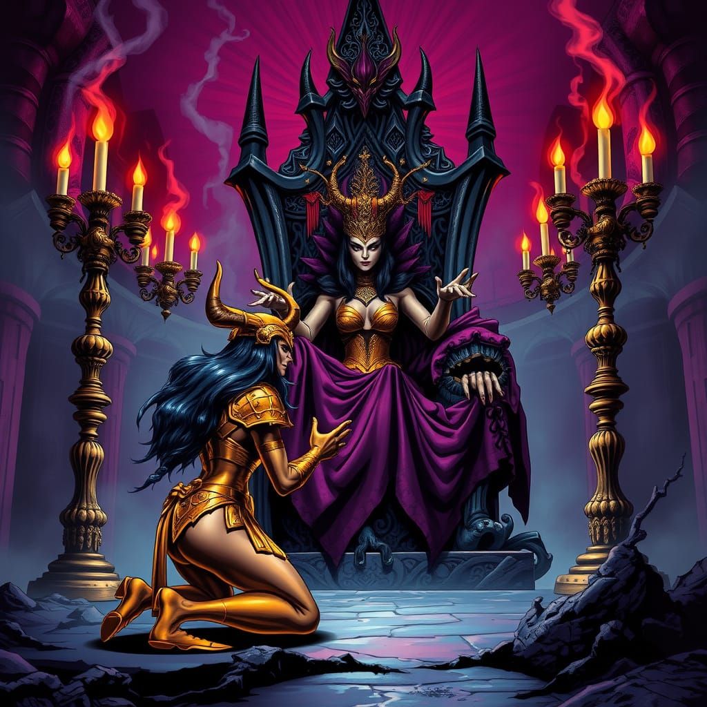 Queen Evil-Lyn Reigns Supreme in Dark Fantasy Scene