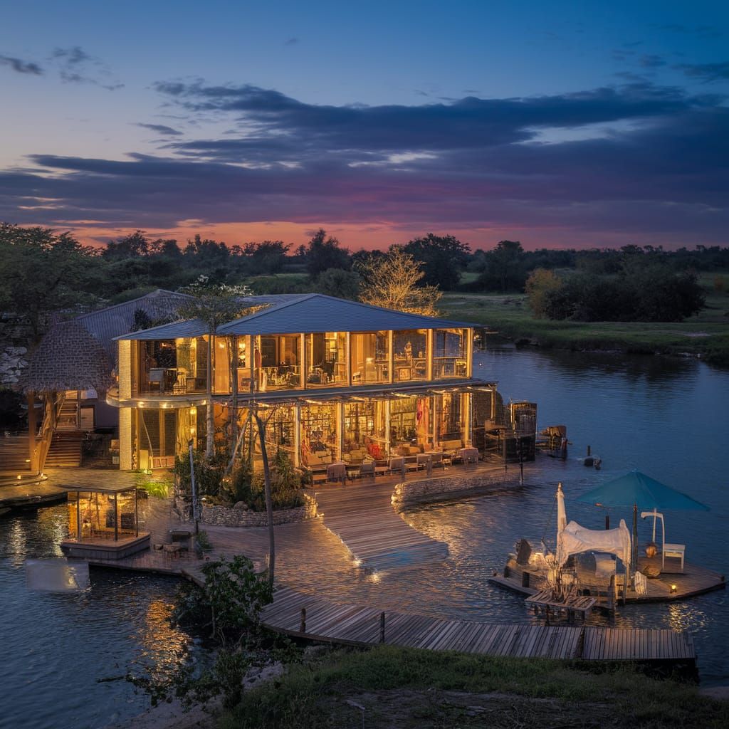 Zambezi Amazing Night Landscape
