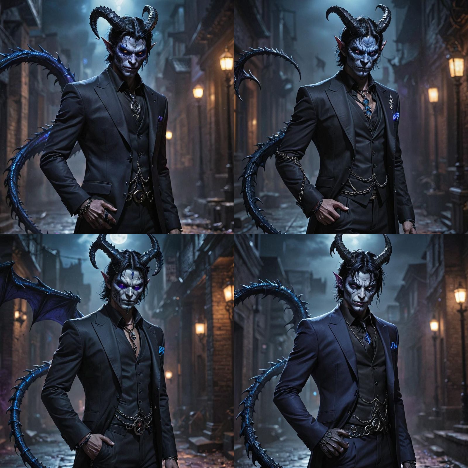 Dragon God of Death with Chained Horns in 4K