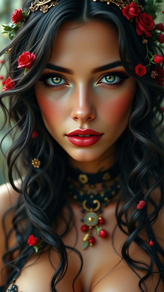 Pin-Up Greek Beauty with Todd McFarlane Style