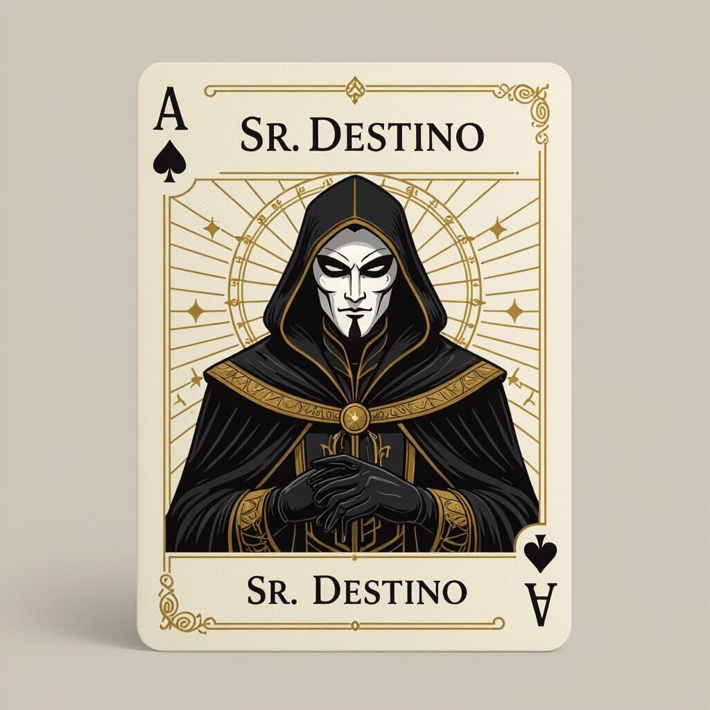 Sr. Destino: Majestic Card Art with Cosmic Time