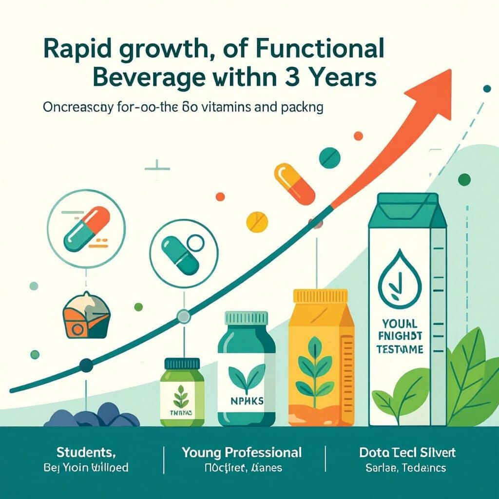 Functional Beverage Market Growth Infographic