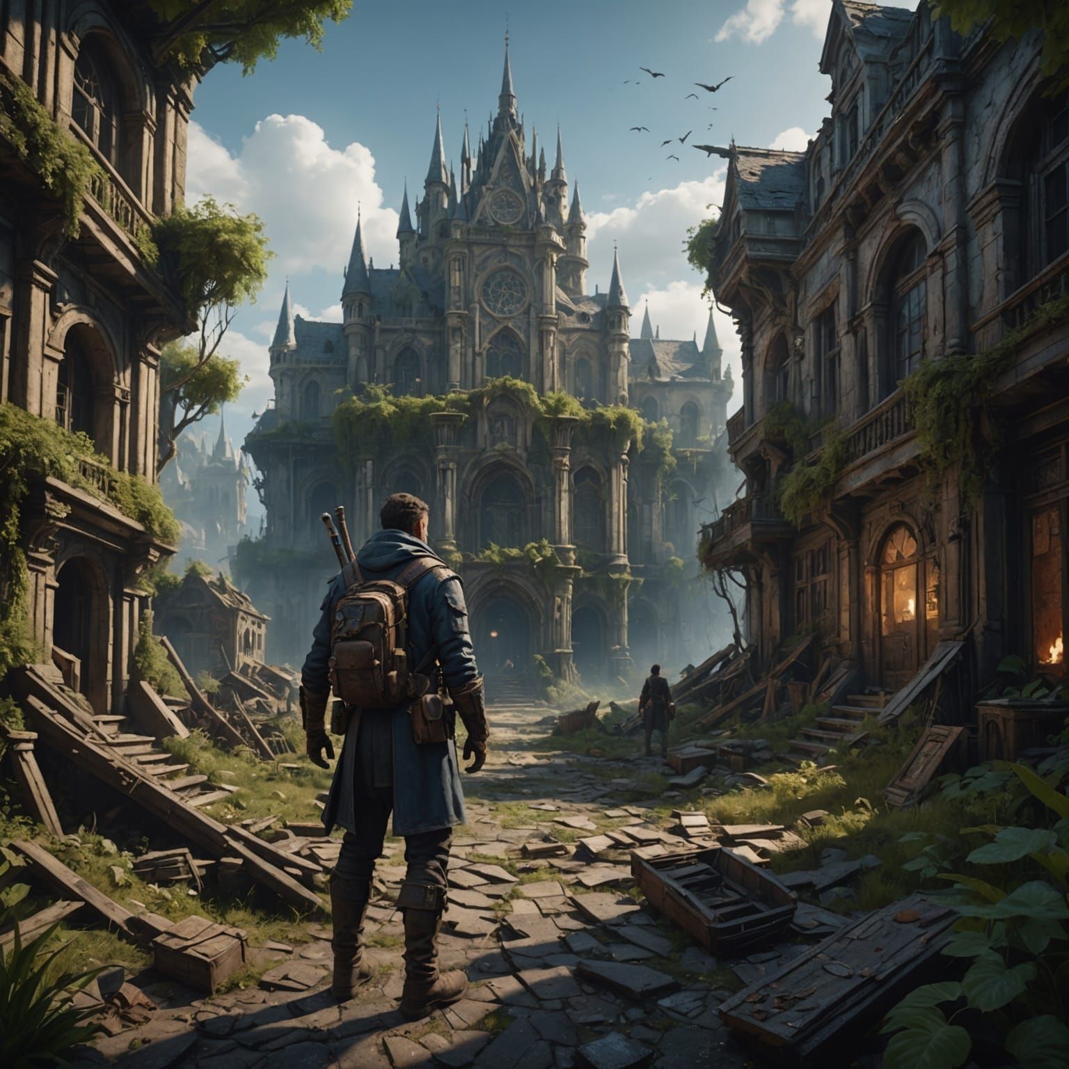 Scavenger Roams Among Discarded Memories