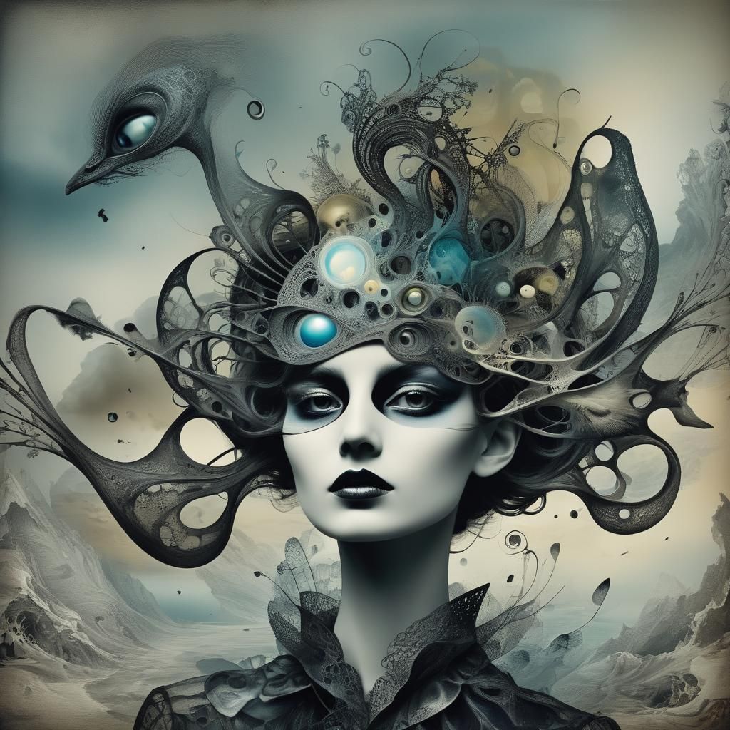 Surreal Business Card Design for Non-Place